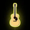 RGB LED acoustic guitar wall art musical decorative neon sign