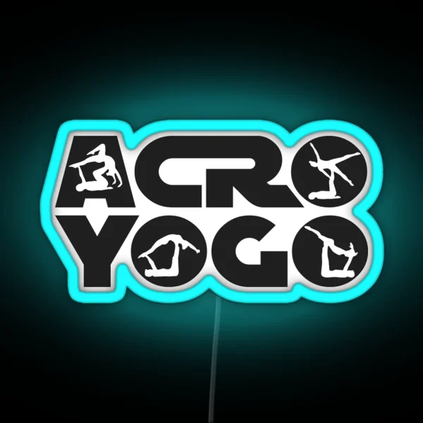 Acro Yoga RGB Neon Sign