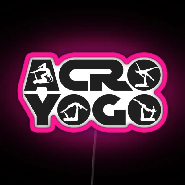 Acro Yoga RGB Neon Sign