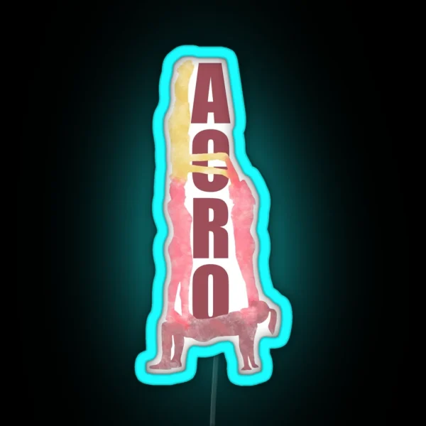 Acrobatics And Tumbling RGB Neon Sign