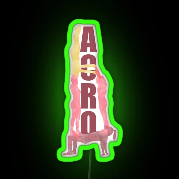 Acrobatics And Tumbling RGB Neon Sign