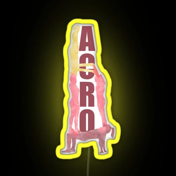 Acrobatics And Tumbling RGB Neon Sign