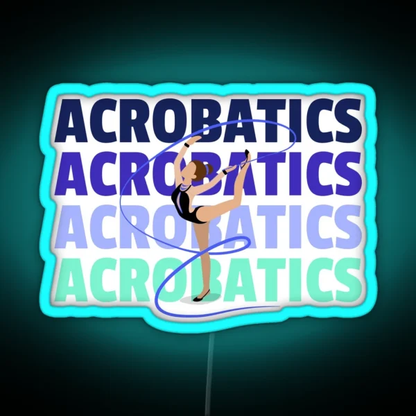 Acrobatics RGB Neon Sign