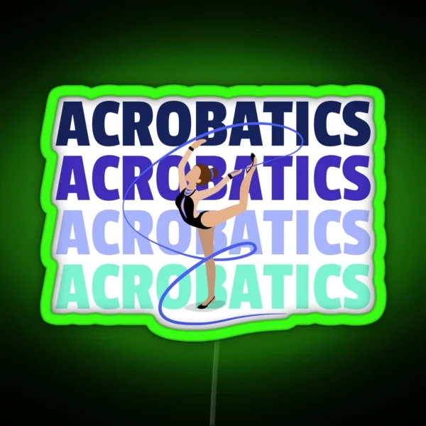 Acrobatics RGB Neon Sign
