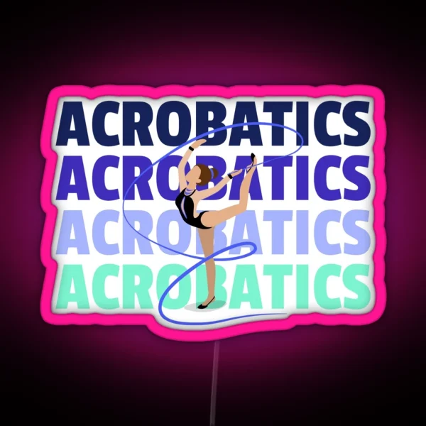 Acrobatics RGB Neon Sign