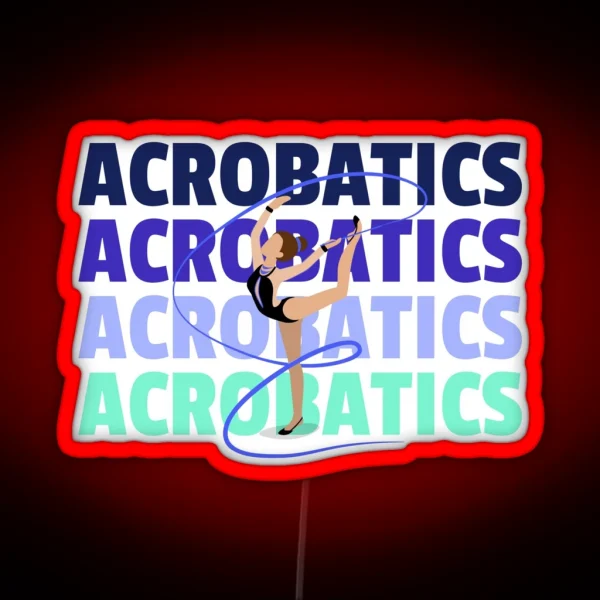 Acrobatics RGB Neon Sign