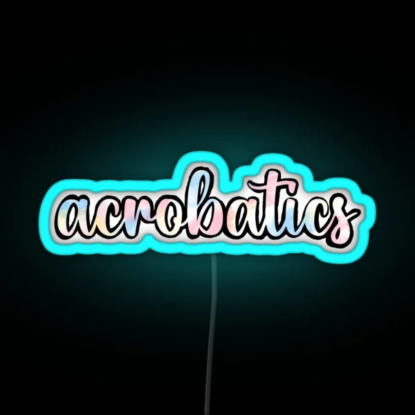 Acrobatics RGB Neon Sign
