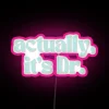 RGB Neon Sign for Girls Empowerment, Feminist Color Changing Decorations.