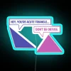 Acute Triangle Obtuse Angle RGB Neon Sign - Image 3