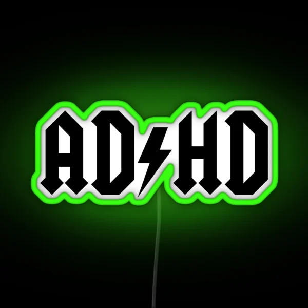 AD HD RGB Neon Sign