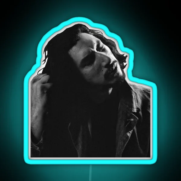 Adam Driver Pulling Hair Cutout RGB Neon Sign