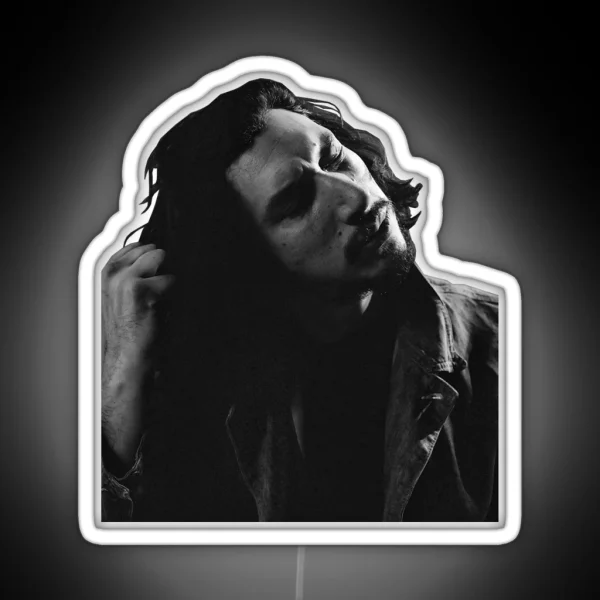 Adam Driver Pulling Hair Cutout RGB Neon Sign