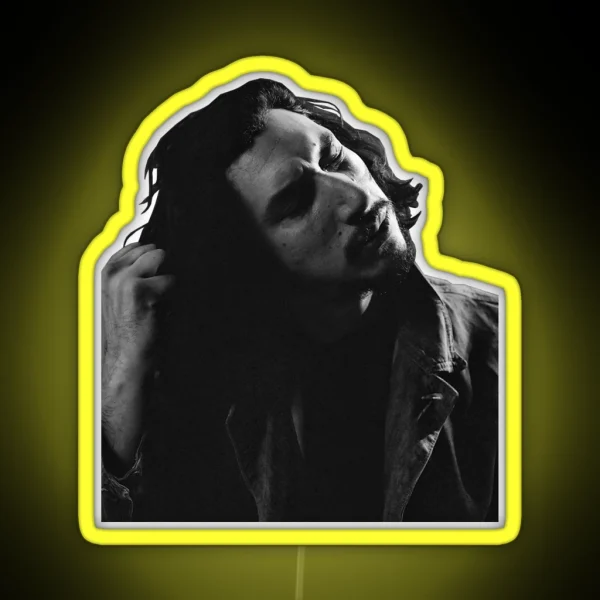 Adam Driver Pulling Hair Cutout RGB Neon Sign