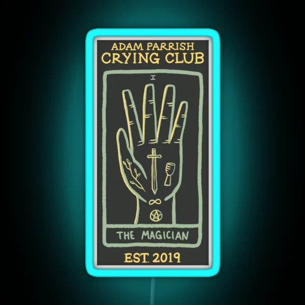 Adam Parrish Crying Club RGB Neon Sign