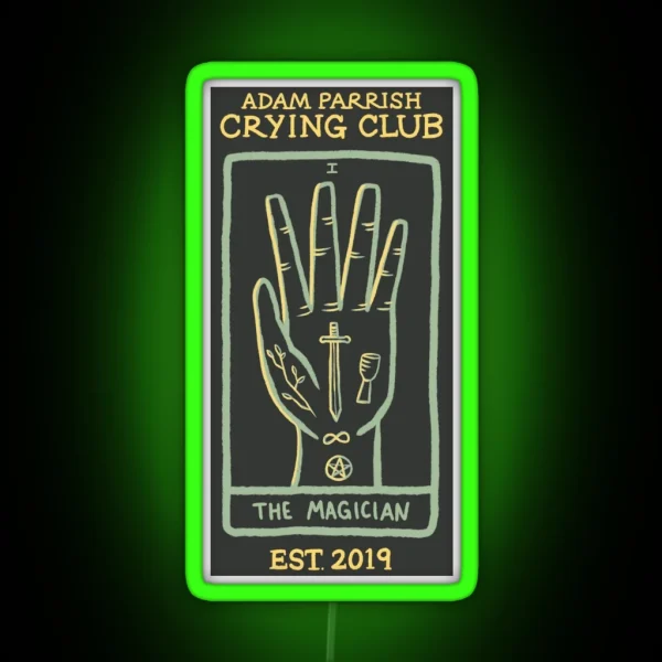 Adam Parrish Crying Club RGB Neon Sign