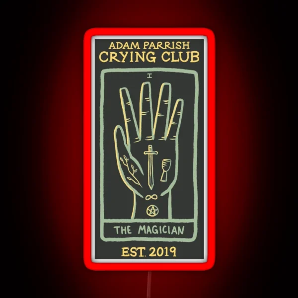 Adam Parrish Crying Club RGB Neon Sign