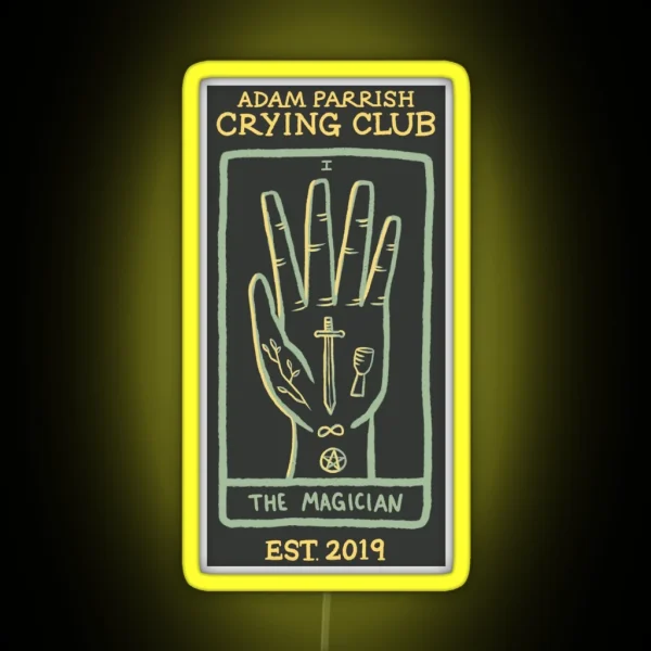 Adam Parrish Crying Club RGB Neon Sign