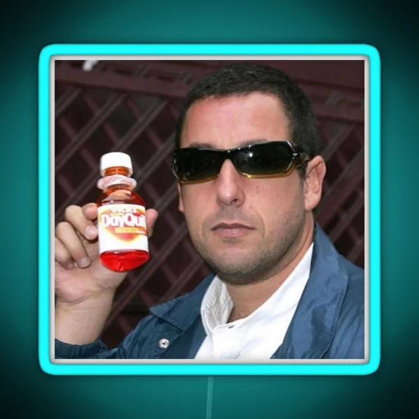 Adam Sandler Dayquil RGB Neon Sign