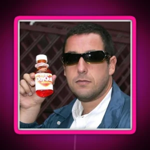 Adam Sandler Dayquil RGB Neon Sign