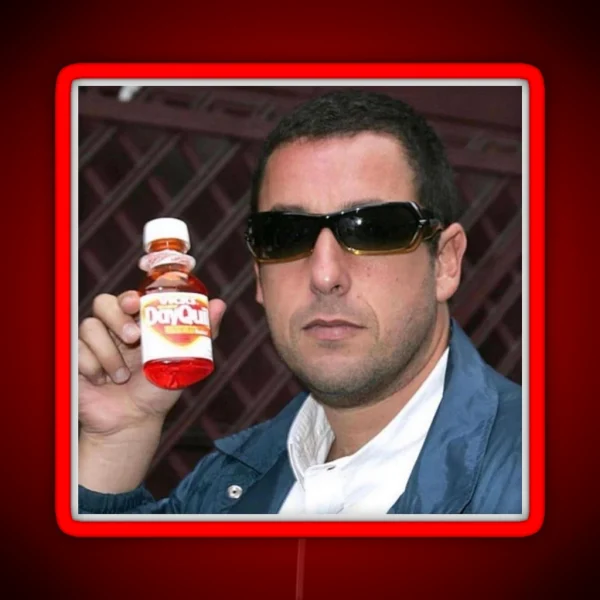 Adam Sandler Dayquil RGB Neon Sign