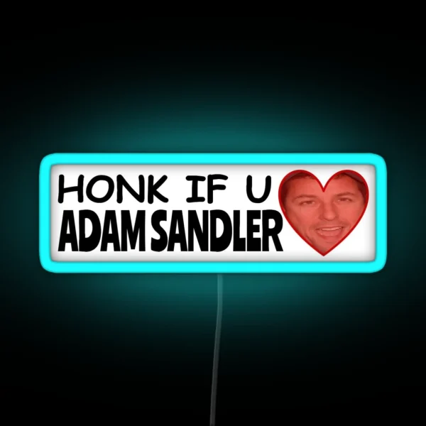 Adam Sandler Fan Bumper Led RGB Neon Sign