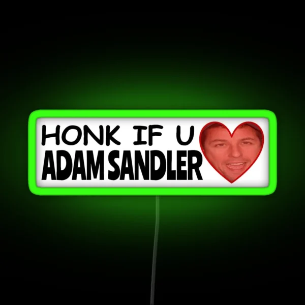 Adam Sandler Fan Bumper Led RGB Neon Sign