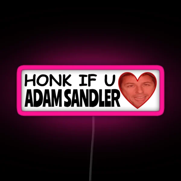 Adam Sandler Fan Bumper Led RGB Neon Sign