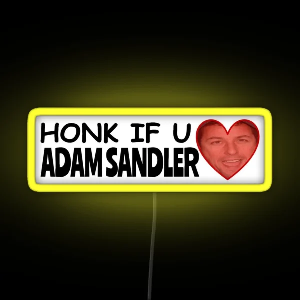 Adam Sandler Fan Bumper Led RGB Neon Sign