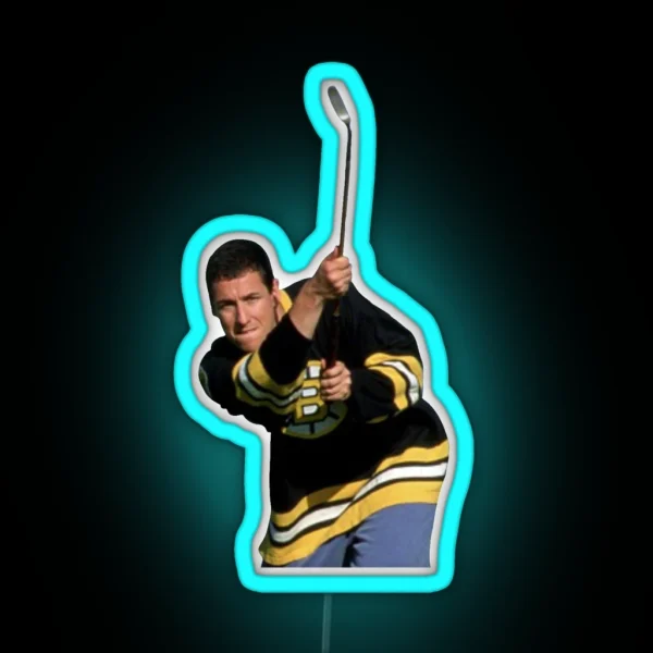 Adam Sandler In Happy Gilmore RGB Neon Sign
