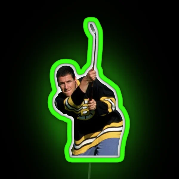 Adam Sandler In Happy Gilmore RGB Neon Sign