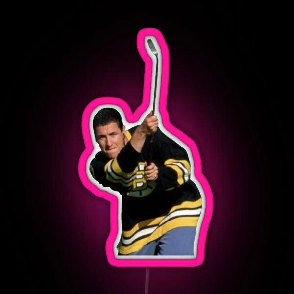 Adam Sandler In Happy Gilmore RGB Neon Sign