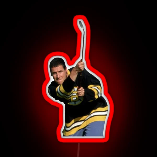 Adam Sandler In Happy Gilmore RGB Neon Sign