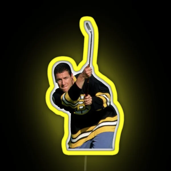 Adam Sandler In Happy Gilmore RGB Neon Sign