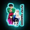 Adaptive Spirit World Detective Investigating Ghosts Yuyu Hakusho Cute Fan RGB Neon Sign - Image 2