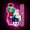 Adaptive Spirit World Detective Investigating Ghosts Yuyu Hakusho Cute Fan RGB Neon Sign - Image 6