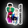 Adaptive Spirit World Detective Investigating Ghosts Yuyu Hakusho Cute Fan RGB Neon Sign - Image 4