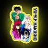Adaptive Spirit World Detective Investigating Ghosts Yuyu Hakusho Cute Fan RGB Neon Sign - Image 5