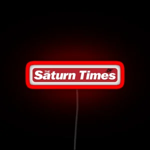 Adele S The Saturn Times RGB Neon Sign