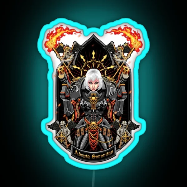 Adepta Sororitas Classic RGB Neon Sign