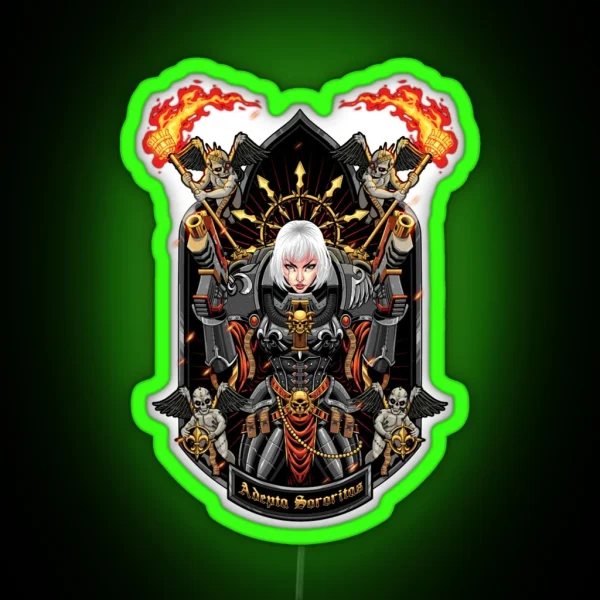 Adepta Sororitas Classic RGB Neon Sign