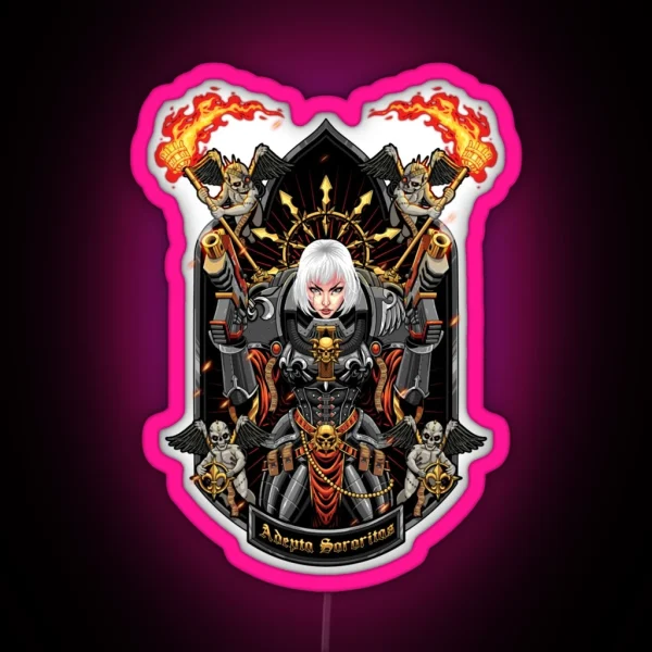 Adepta Sororitas Classic RGB Neon Sign