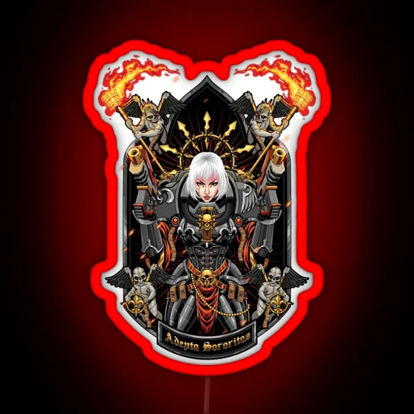 Adepta Sororitas Classic RGB Neon Sign