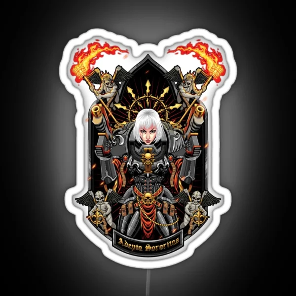 Adepta Sororitas Classic RGB Neon Sign