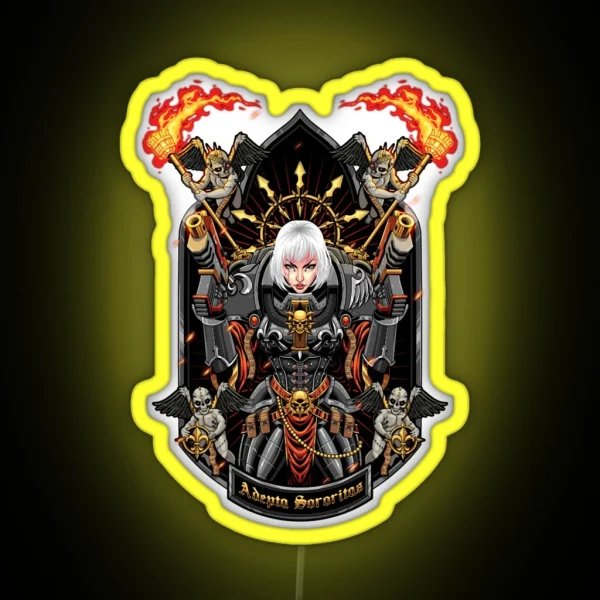 Adepta Sororitas Classic RGB Neon Sign