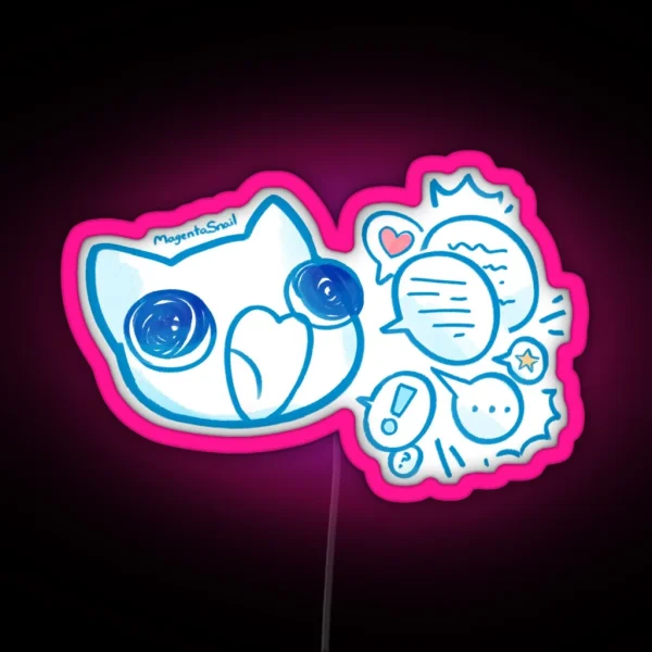 ADHD Creature Talks A Lot RGB Neon Sign