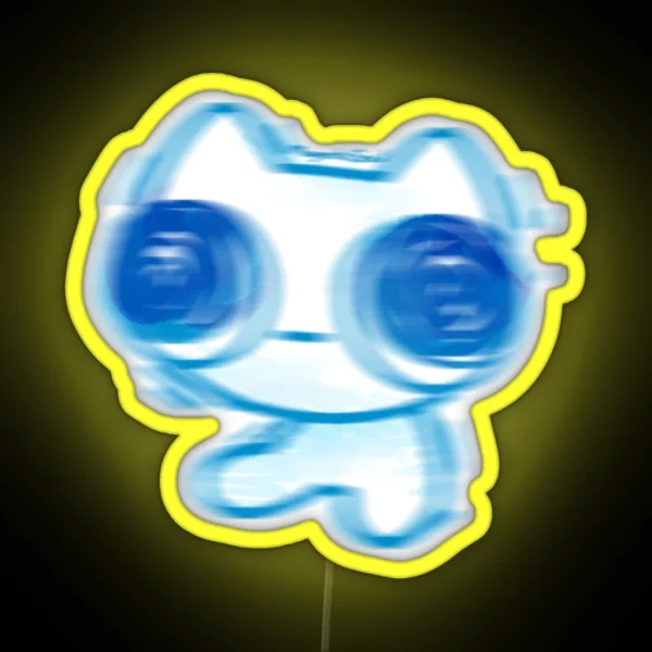 ADHD Creature Vibrates RGB Neon Sign