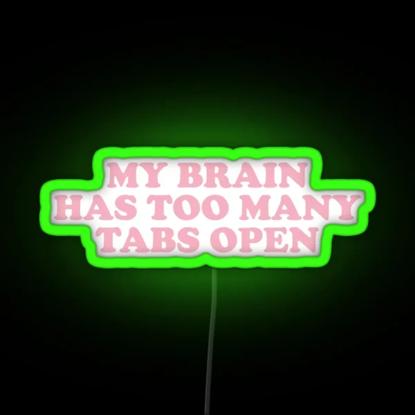 ADHD Quote RGB Neon Sign