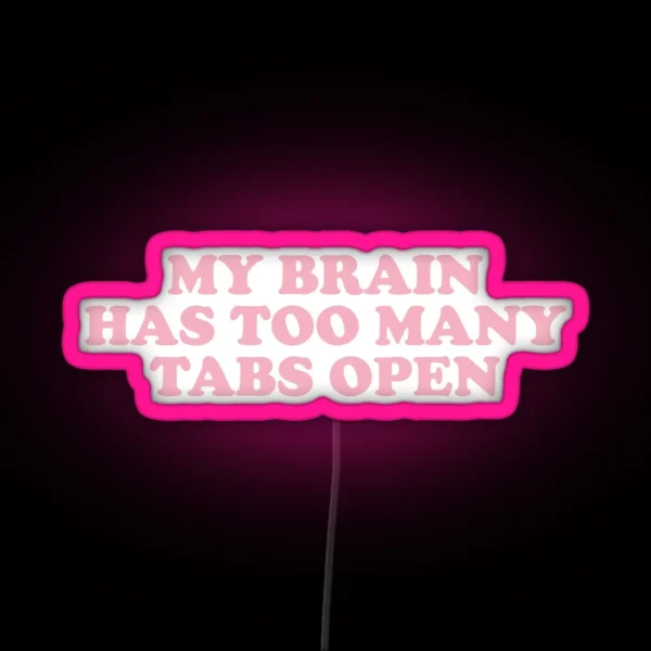ADHD Quote RGB Neon Sign