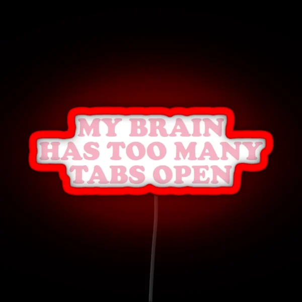 ADHD Quote RGB Neon Sign