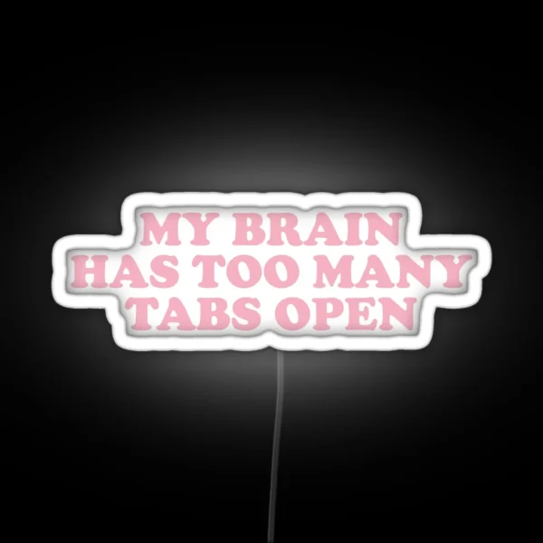 ADHD Quote RGB Neon Sign